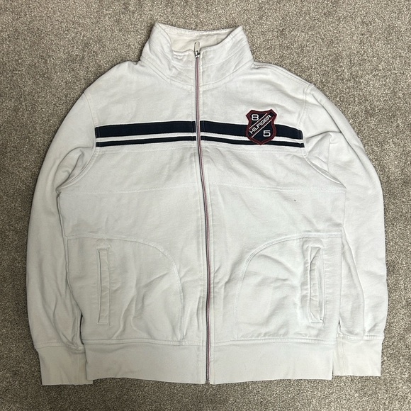 Tommy Hilfiger Other - Vintage Tommy Hilfiger White Zip Up Hoodie